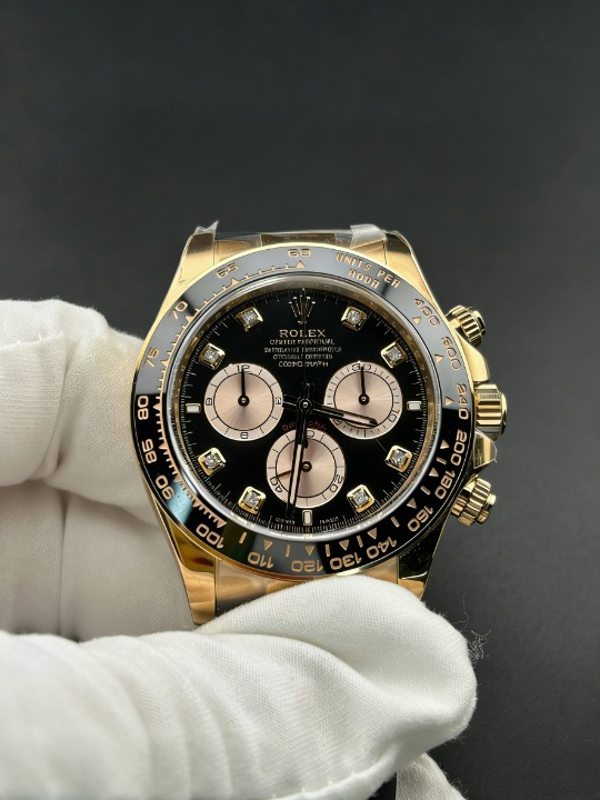 CLEANクリーン工場ROLEXロレックスデイトナ 126515LN ローズゴールド ダイヤモンド目盛り プ ラックパンダ文字盤 cal.4131 1:1精度