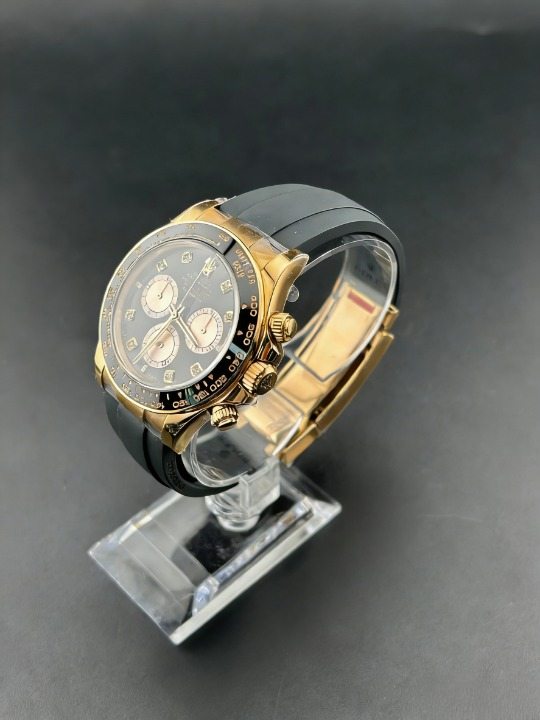 CLEANクリーン工場ROLEXロレックスデイトナ 126515LN ローズゴールド ダイヤモンド目盛り プ ラックパンダ文字盤 cal.4131 1:1精度