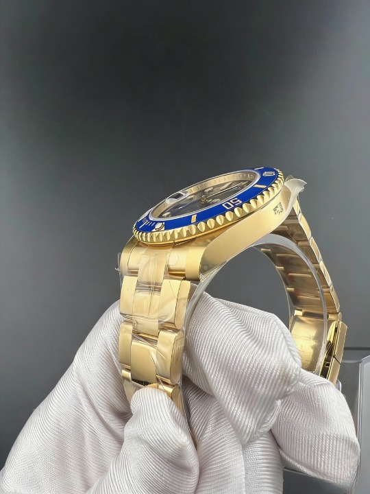 CLEANクリーン工場 ROLEXロレックスサブマリ ーナデイト40mm 116618LB ゴールド ブルー文字 脆 1:1級