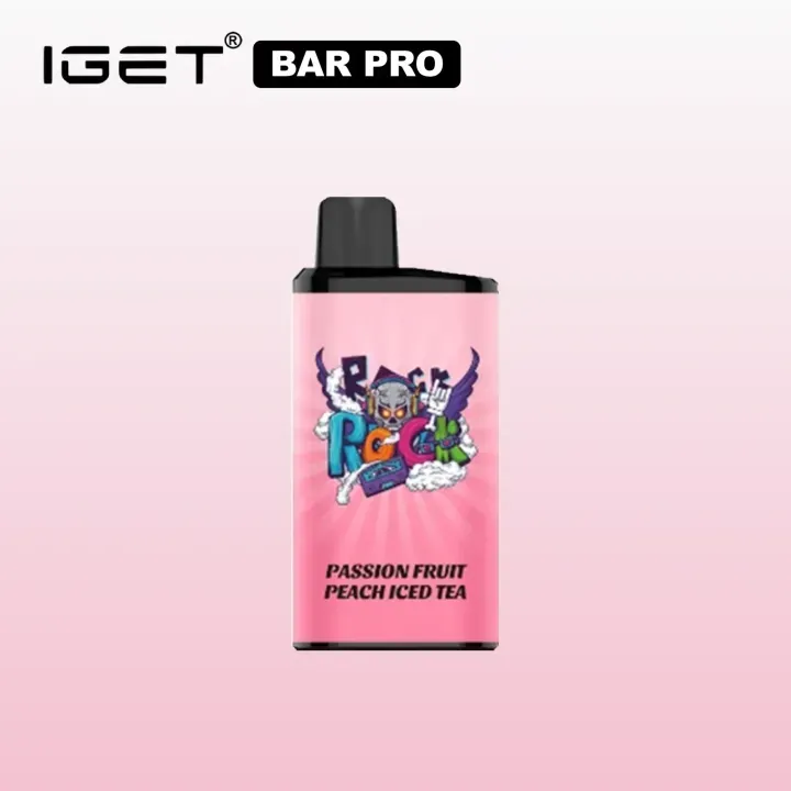 Passionfruit peach iced tea Iget Bar Pro[10–15 day delivery]