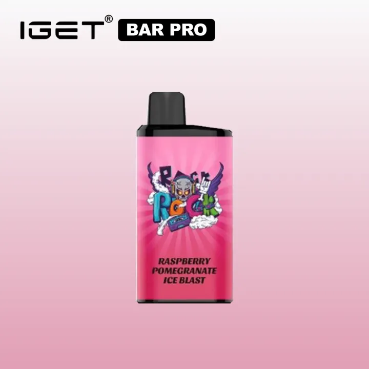 Rashberry pomegrante ice blast Iget Bar Pro[10–15 day delivery]