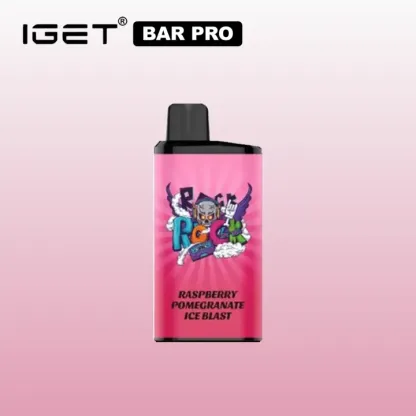 Rashberry pomegrante ice blast Iget Bar Pro[10–15 day delivery]