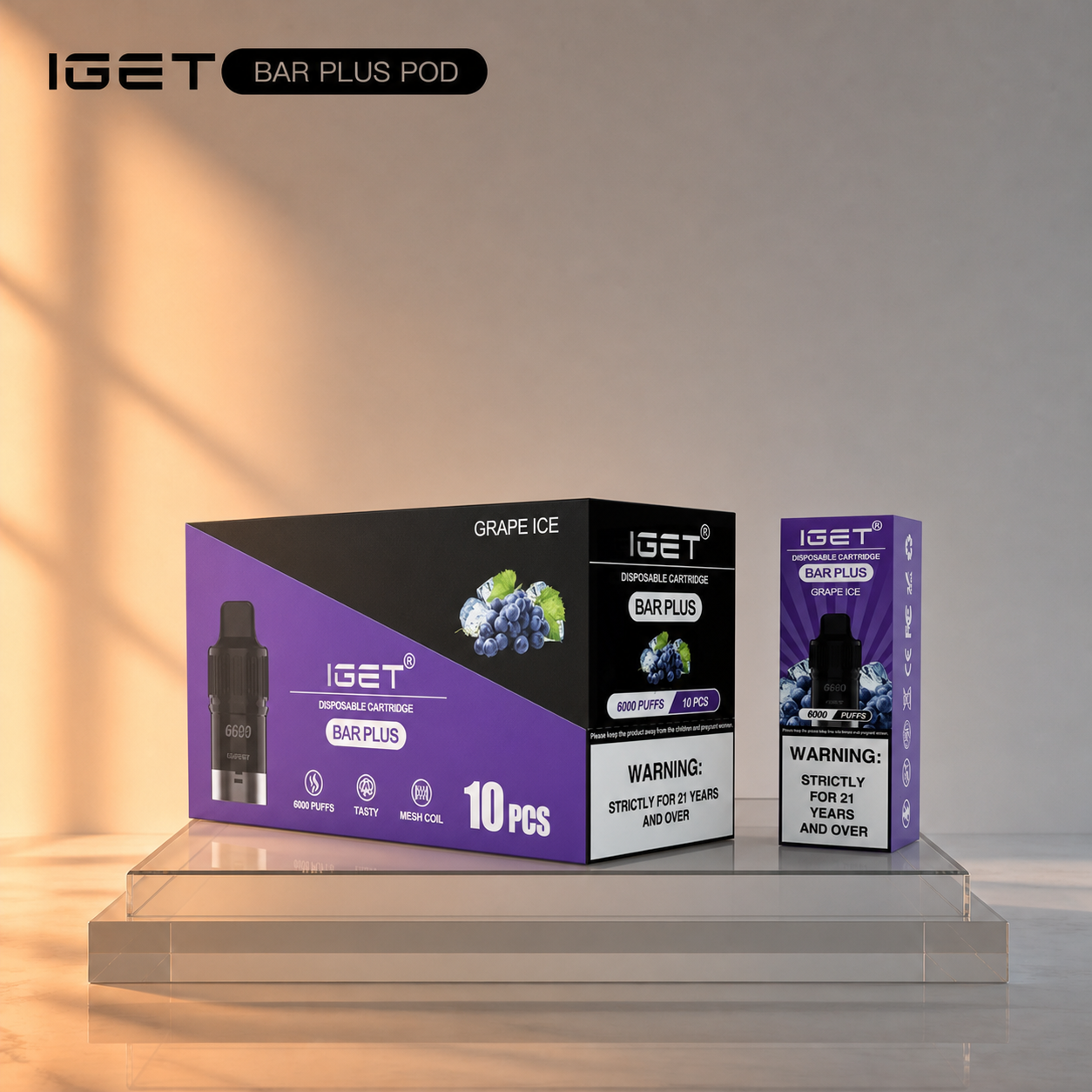 IGET BAR PLUS 10Pods