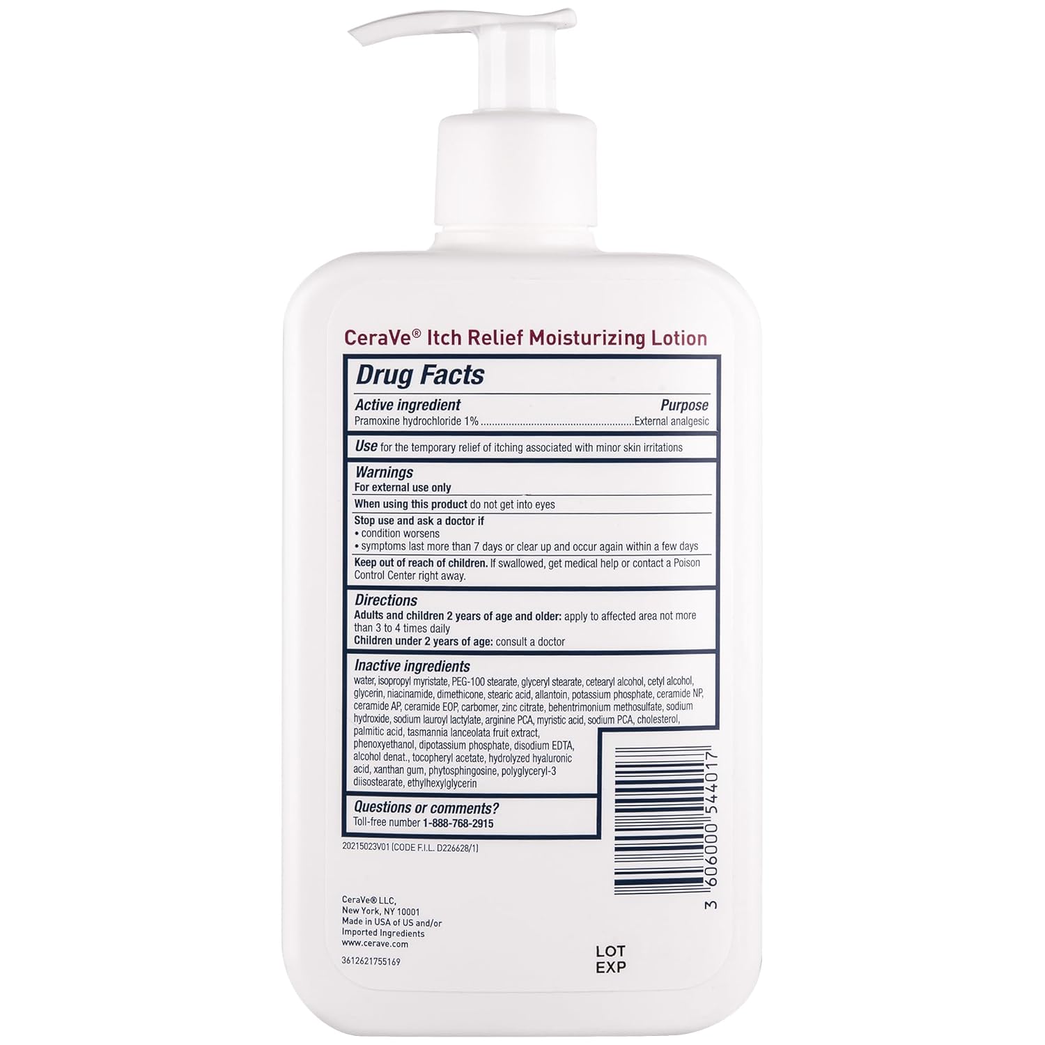 CeraVe適樂膚 止癢保濕乳液 473ml