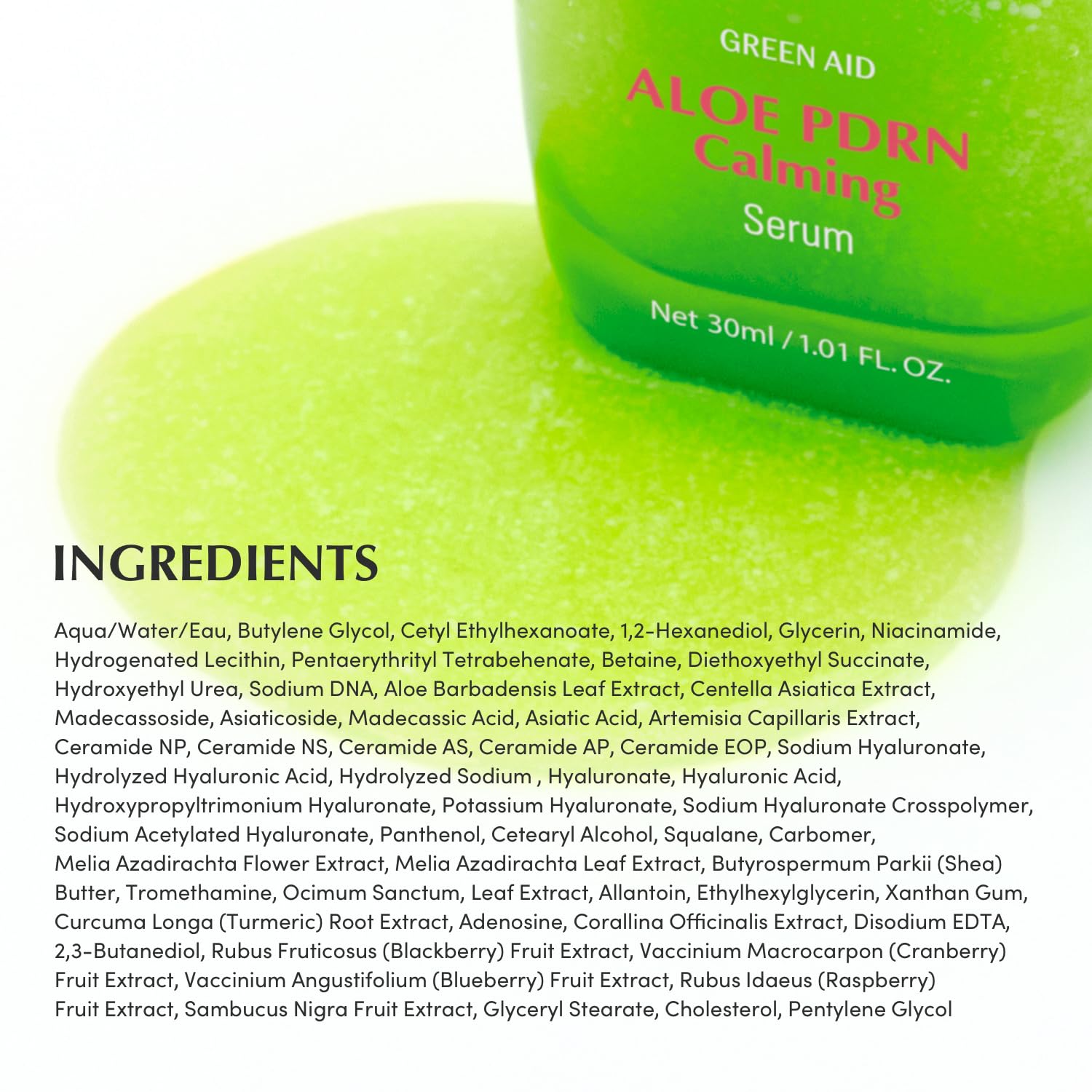 EQQUALBERRY 蘆薈積雪草舒緩精華液 30ml