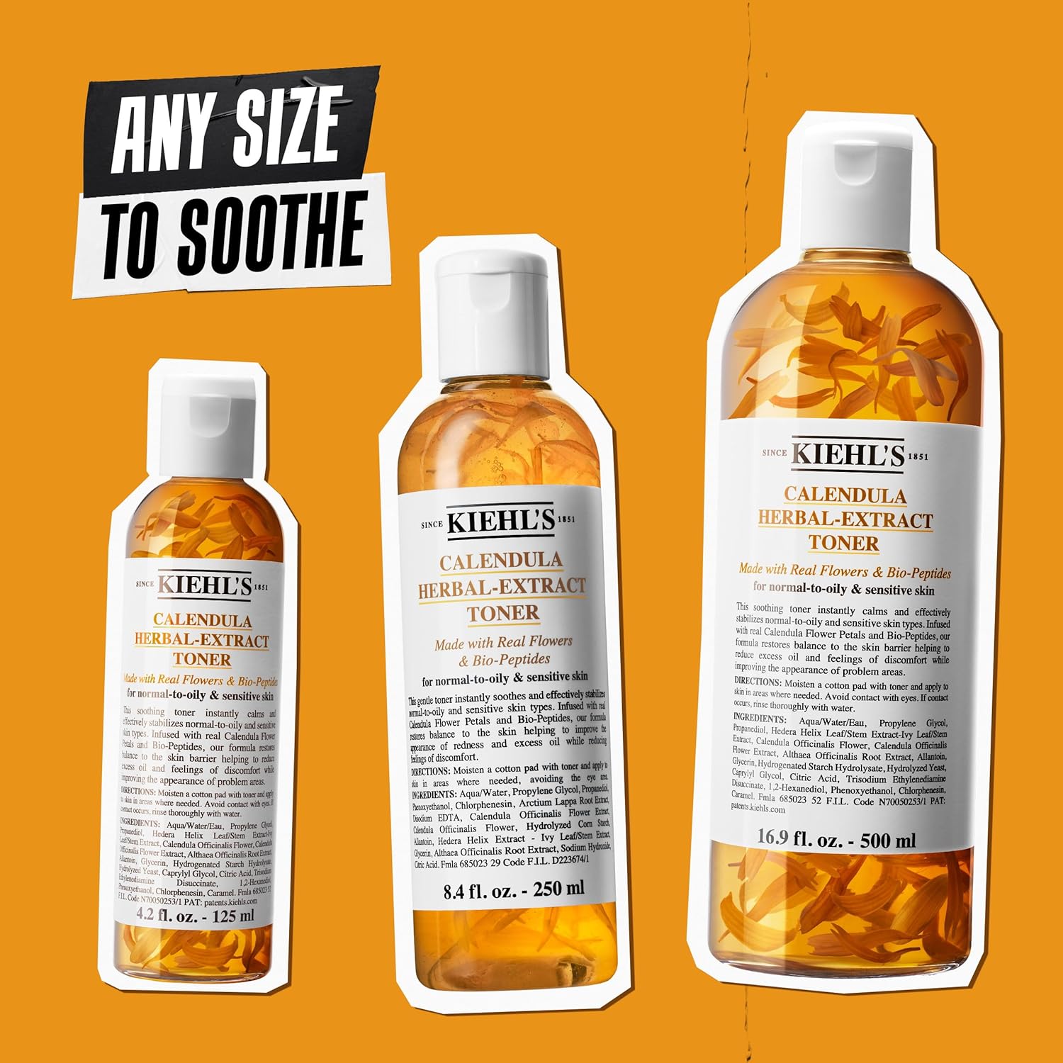 Kiehl's契爾氏 金盞花草本萃取無酒精爽膚水 500ml