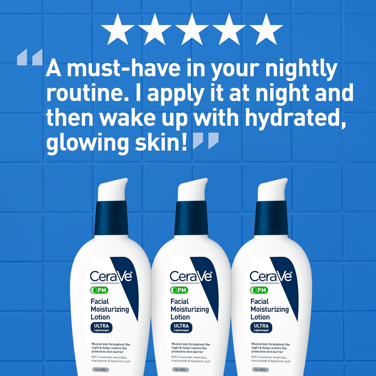 CeraVe適樂膚 PM晚間臉部保濕乳液 89ml