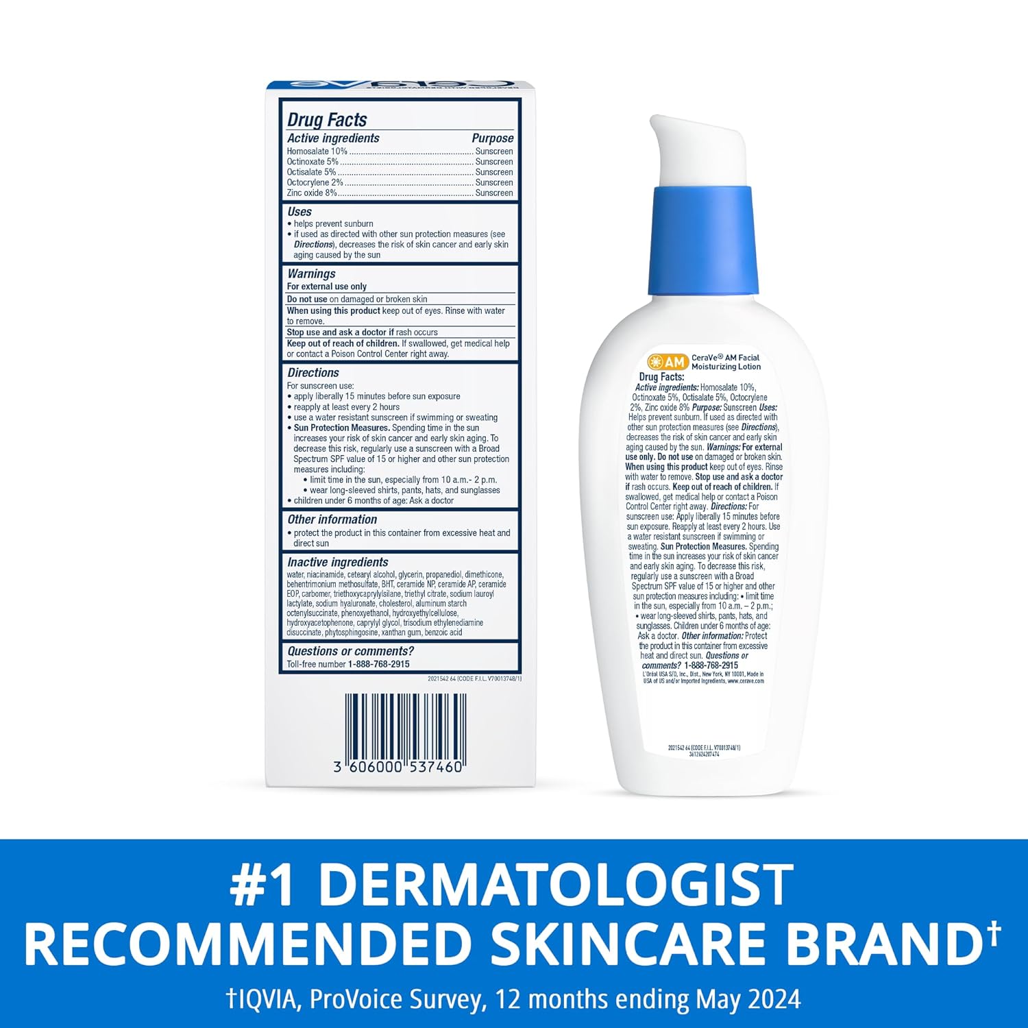 CeraVe適樂膚 AM早間臉部保濕乳液 SPF+30++ 89ml