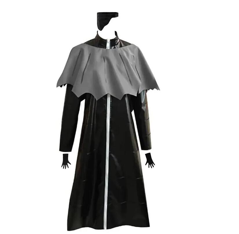 Anime Cosplay Aizen Sousuke Leather Set Costume Cloak Jacket Sosuke Thousand-Year Blood War Halloween Party Christmas Outfit