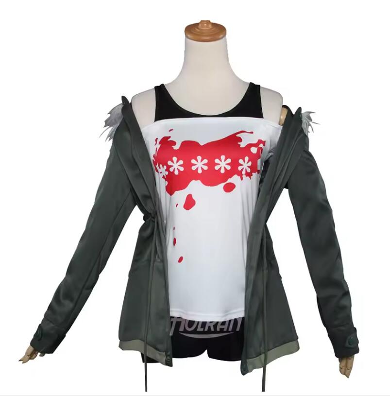 Anime Women Costume Navi Futaba Sakura Shirt Cosplay Costume Coat Jacket Tshirt Shorts lolita Punk Halloween Outfit