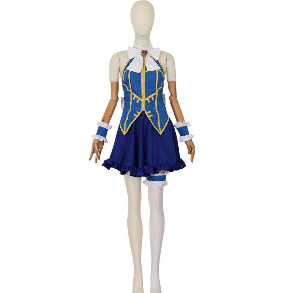 Anime Women Costume Lucy Heartfilia Aquarius' Dress Cosplay Natsu Mage Costume Lolita Dress Suit Uniform Halloween