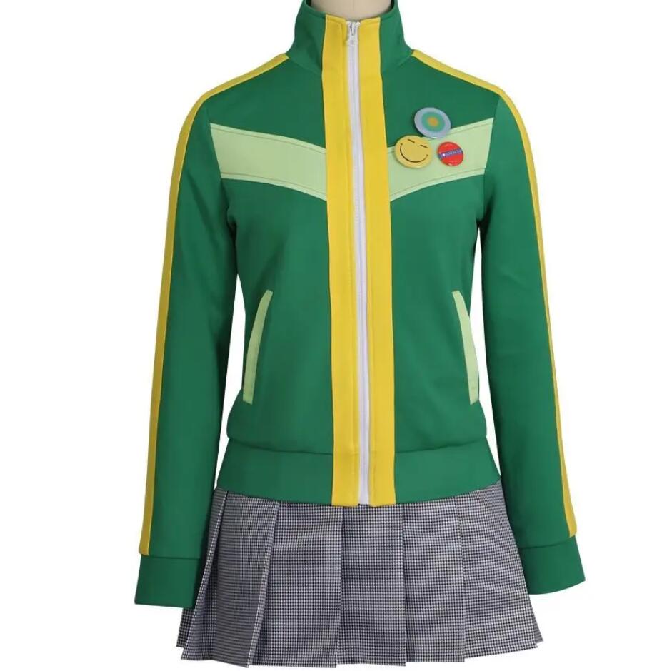 Anime Women Chie Satonaka Cosplay Costume Suit Sports Outfit Halloween Christmas Uniform
