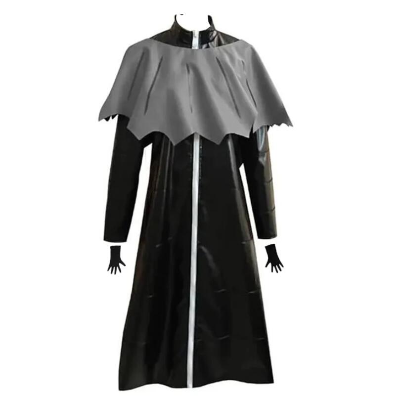 Anime Cosplay Aizen Sousuke Leather Set Costume Cloak Jacket Sosuke Thousand-Year Blood War Halloween Party Christmas Outfit