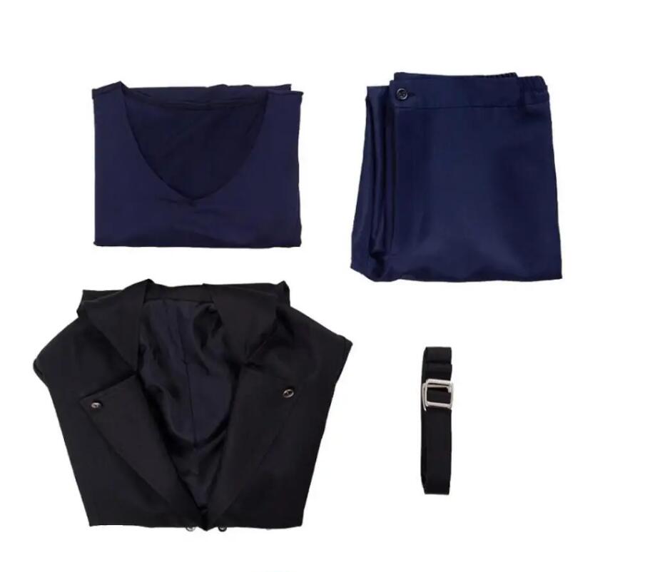 Anime Mens Cosplay Shigaraki Tomura Costume Trench Cloak Mens Suit Uniform Christmas Halloween Jacket Set Outfit