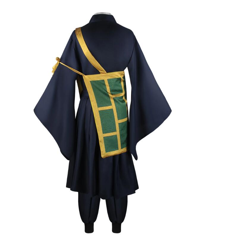 Anime Geto Suguru Cosplay Costume Black Blue kimono School Uniform Cloth Halloween Costumes Women Man Monk