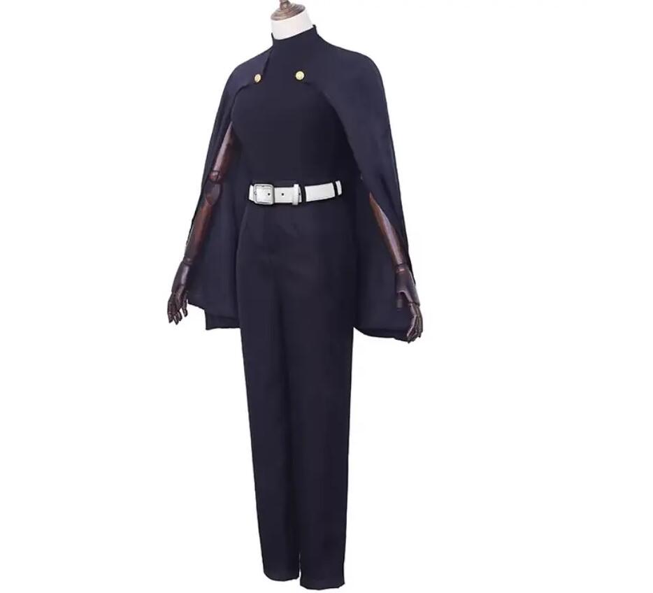 Anime Womens Suit Zenin Maki Cosplay Costume Cloak Tshirt Pants Belt Halloween Christmas Outfit Uniform