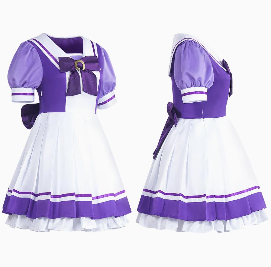 Anime Uma Musume Costume Oguri Cap Cosplay Lolita Party Uniform Dress Sailor Halloween Outfit