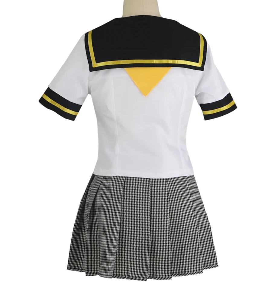 Anime Women Chie Satonaka Cosplay Costume Suit School Uniform Sailor Dress Lolita Punk Halloween Outfit