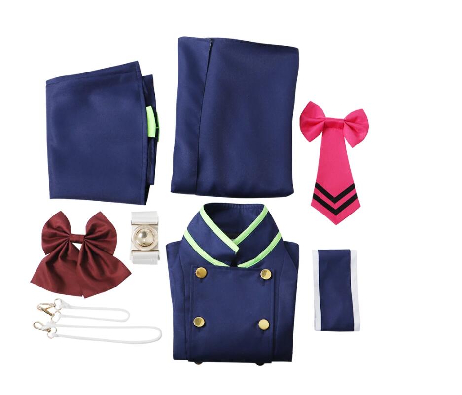 Anime Women Cosplay Shinoa Hiiragi Cosplay Costume Cloak Sailor Dress Coat Skirt Bow Uniform Halloween Outfit