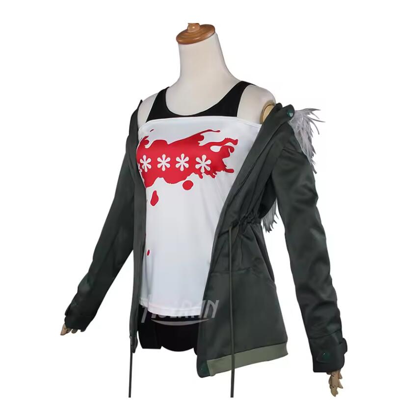 Anime Women Costume Navi Futaba Sakura Shirt Cosplay Costume Coat Jacket Tshirt Shorts lolita Punk Halloween Outfit