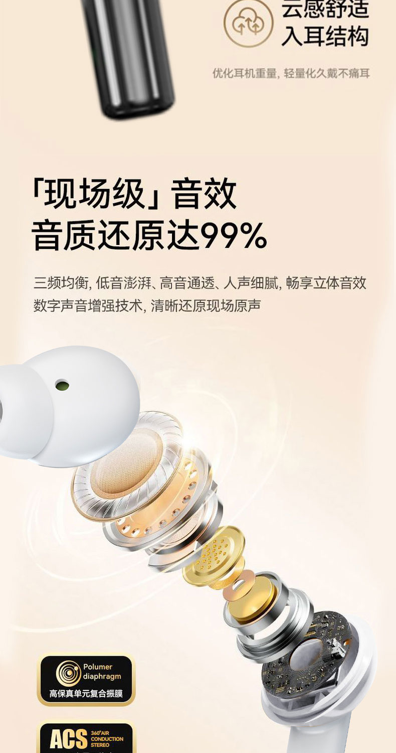 ST69 AI Translation Earphones Cross-border Wireless Bluetooth Headphones Noise Cancellation Gaming Battery Life In-ear Earbuds [Comes with "AI Friend" Software]