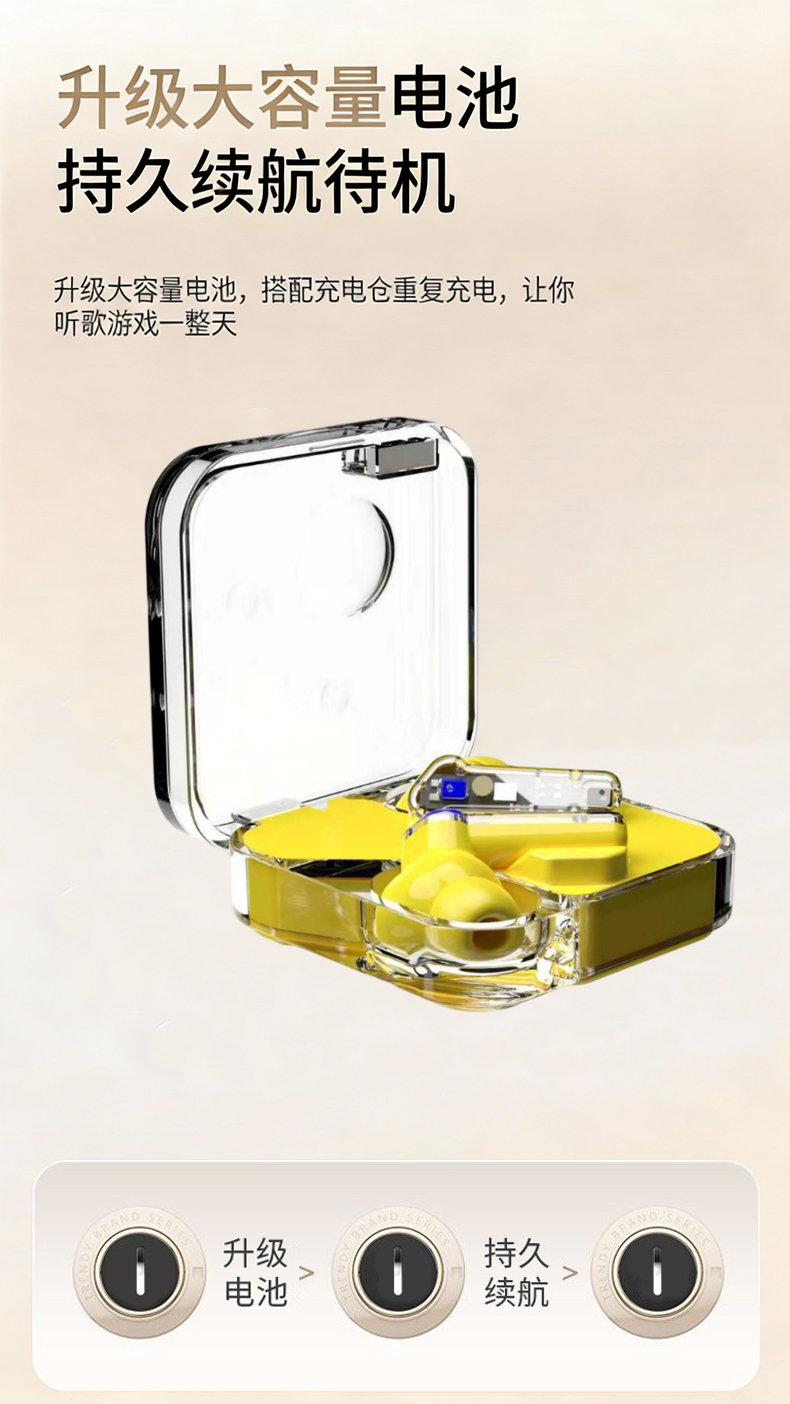 ST79 AI Translation Earphones Cross-border Wireless Bluetooth Headphones Noise Cancellation Gaming Battery Life In-ear Earbuds [Comes with "AI Friend" Software]