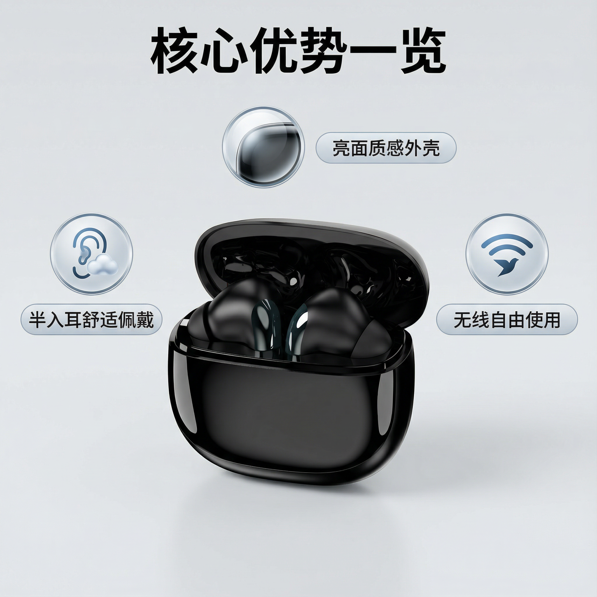 ST77 AI Translation Earphones [Comes with "AI Friend" Software]