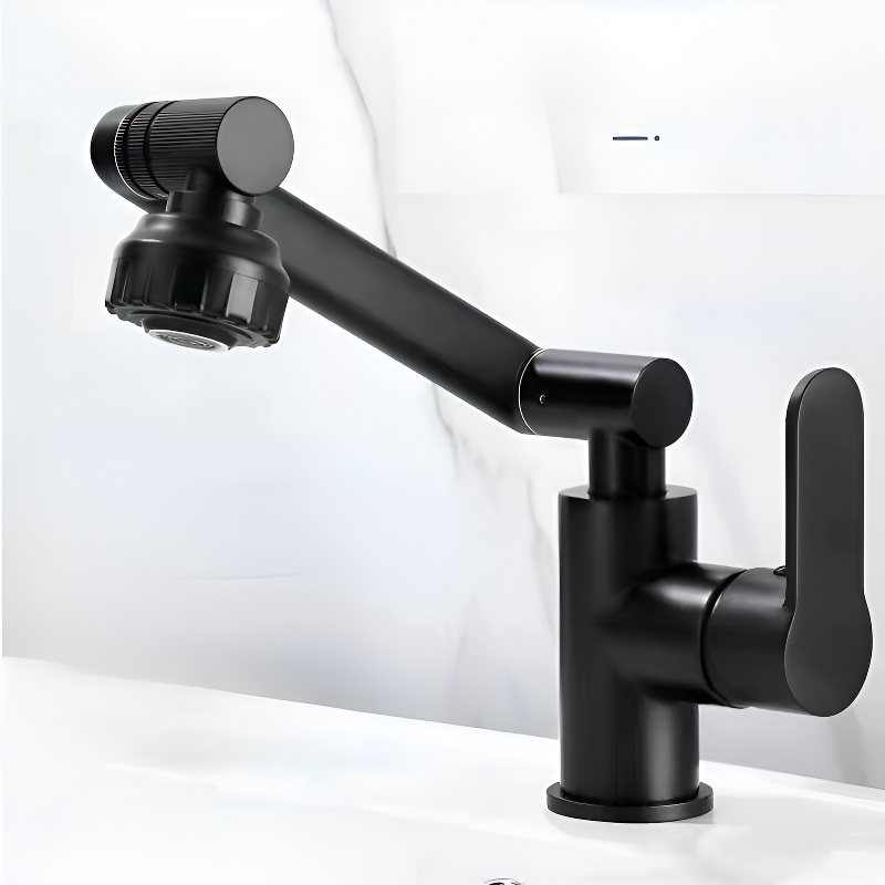 Universal hot and cold water faucet
