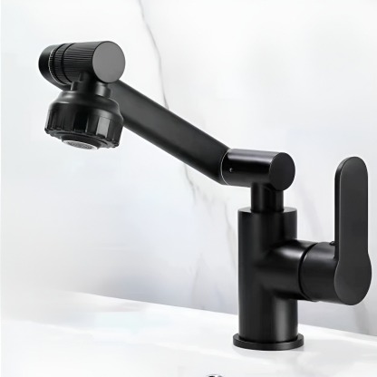 Universal hot and cold water faucet