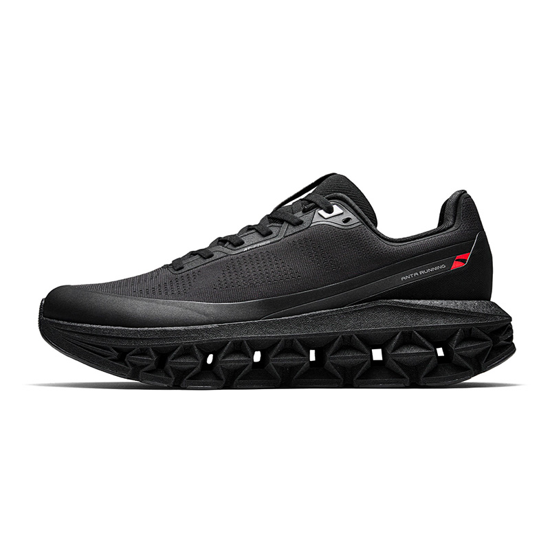ANTA Fold Running Shoes Men|Black/Silver-6