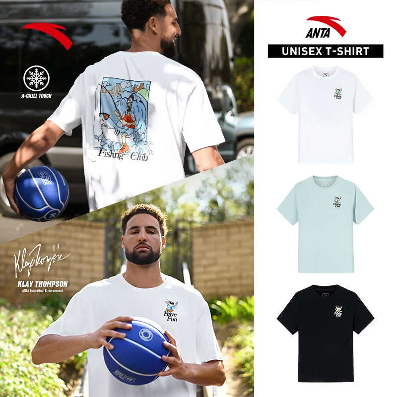 [ANTA X Klay Thompson] KT เสื้อยืดสั้นชาย