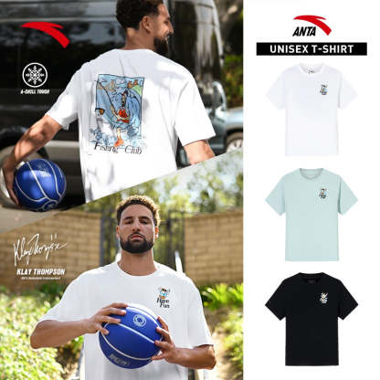 [ANTA X Klay Thompson] KT เสื้อยืดสั้นชาย