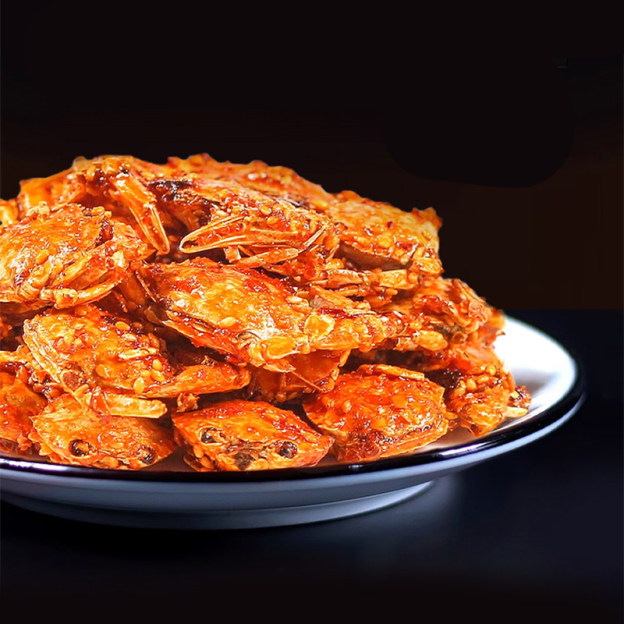 香酥海蟹即食小螃蟹