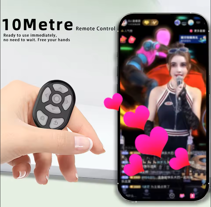 زر التحكم في تمرير الفيديو لجميع أجهزة iPhone / iPad / Android اللاسلكية للتحكم عن بعد ! 🎁