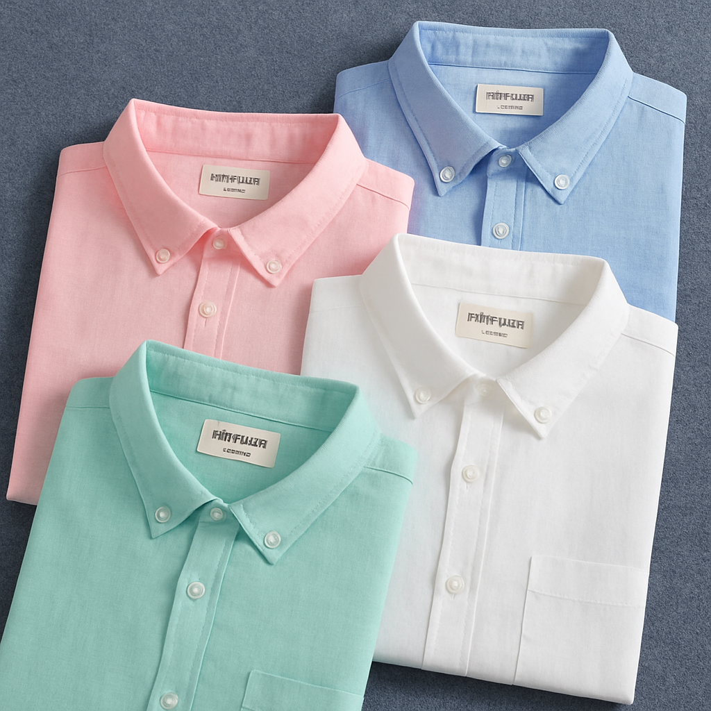Men's Cotton Linen Shirt (Pack Of 4)