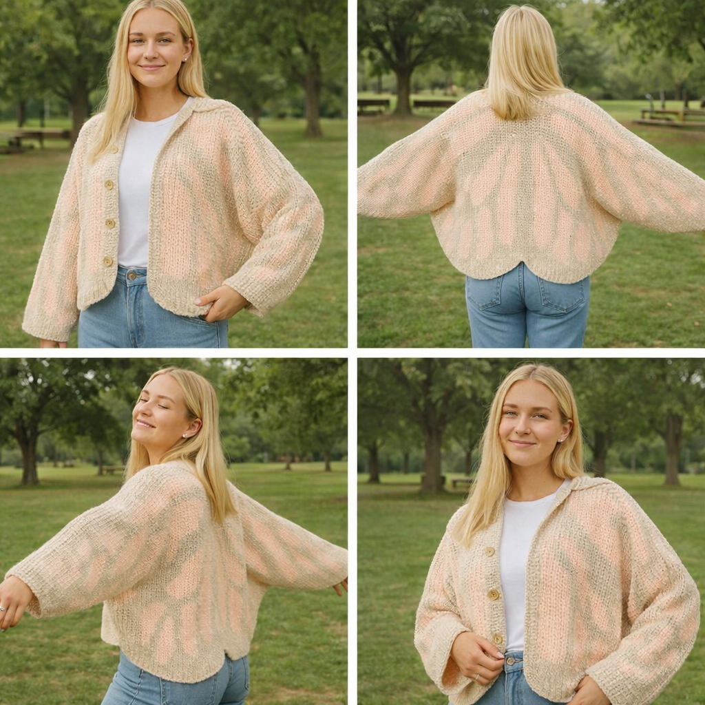 Butterfly Wings Knit Cardigan