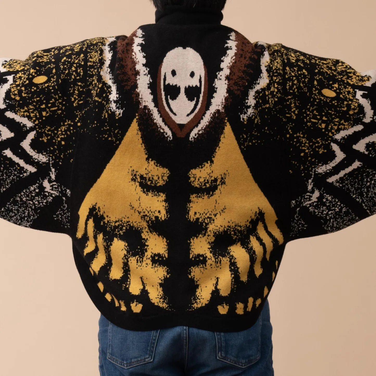Death's Head Moth Cardigan