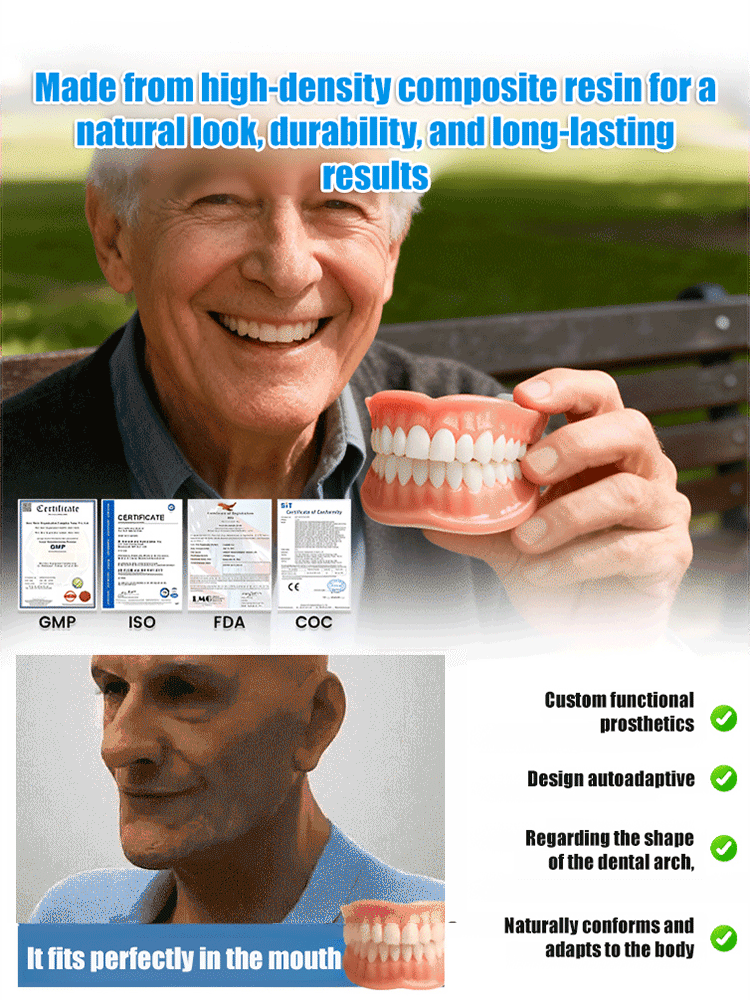 Comfortable Full Dentures with a Natural Fit