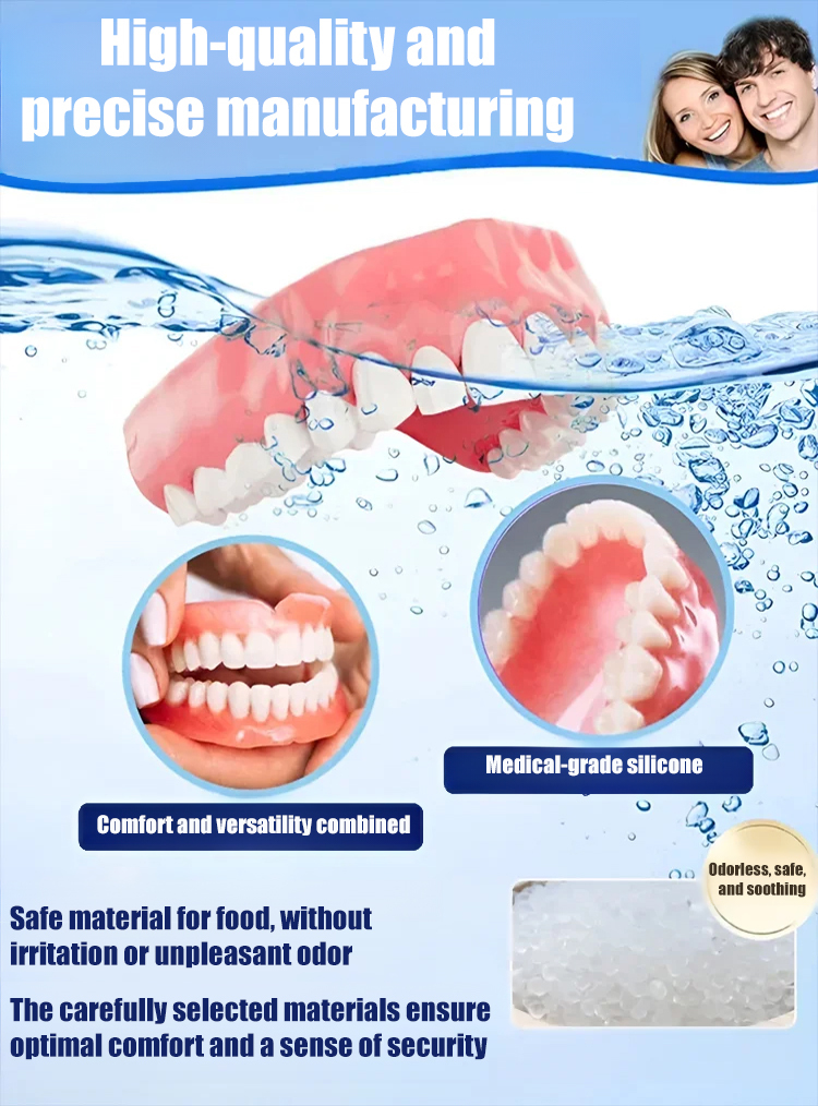 Comfortable Full Dentures with a Natural Fit