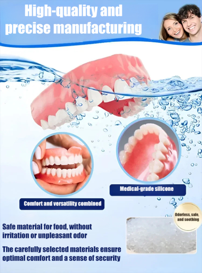 Comfortable Full Dentures with a Natural Fit
