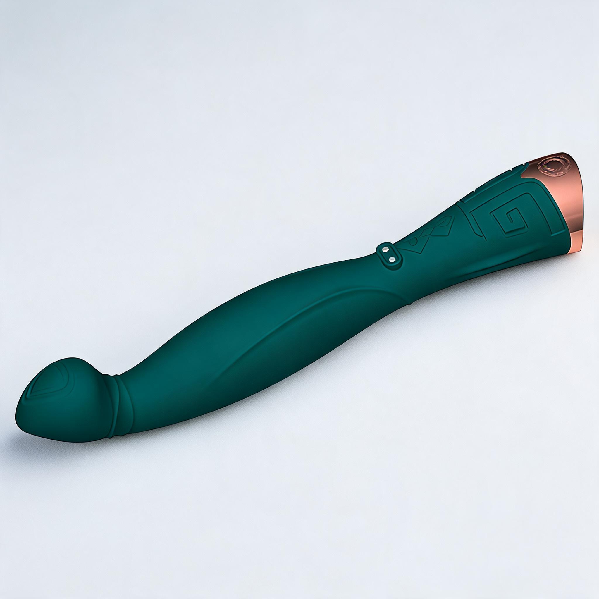 Silicone Wand Vibrator with Finger Massager