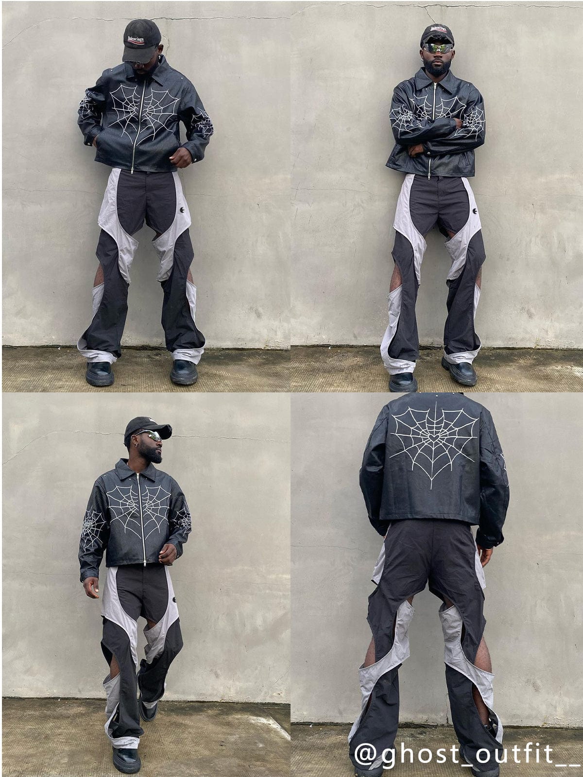 NEV Cut Out Patchwork Pants