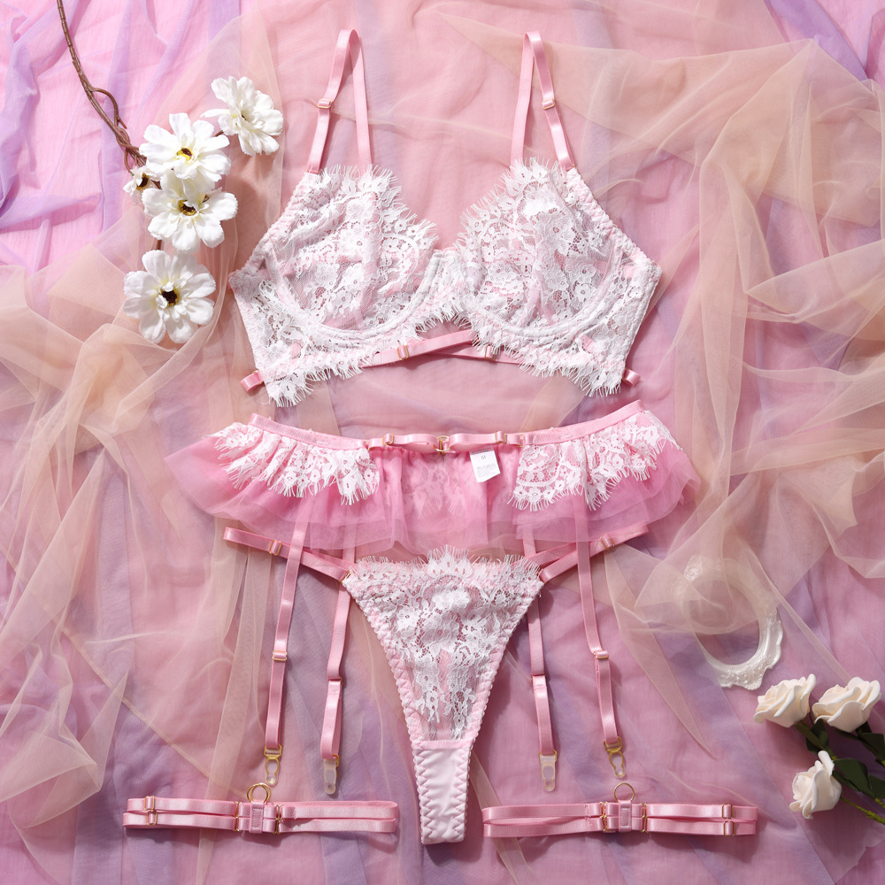 Sweet Pink Lace Bra