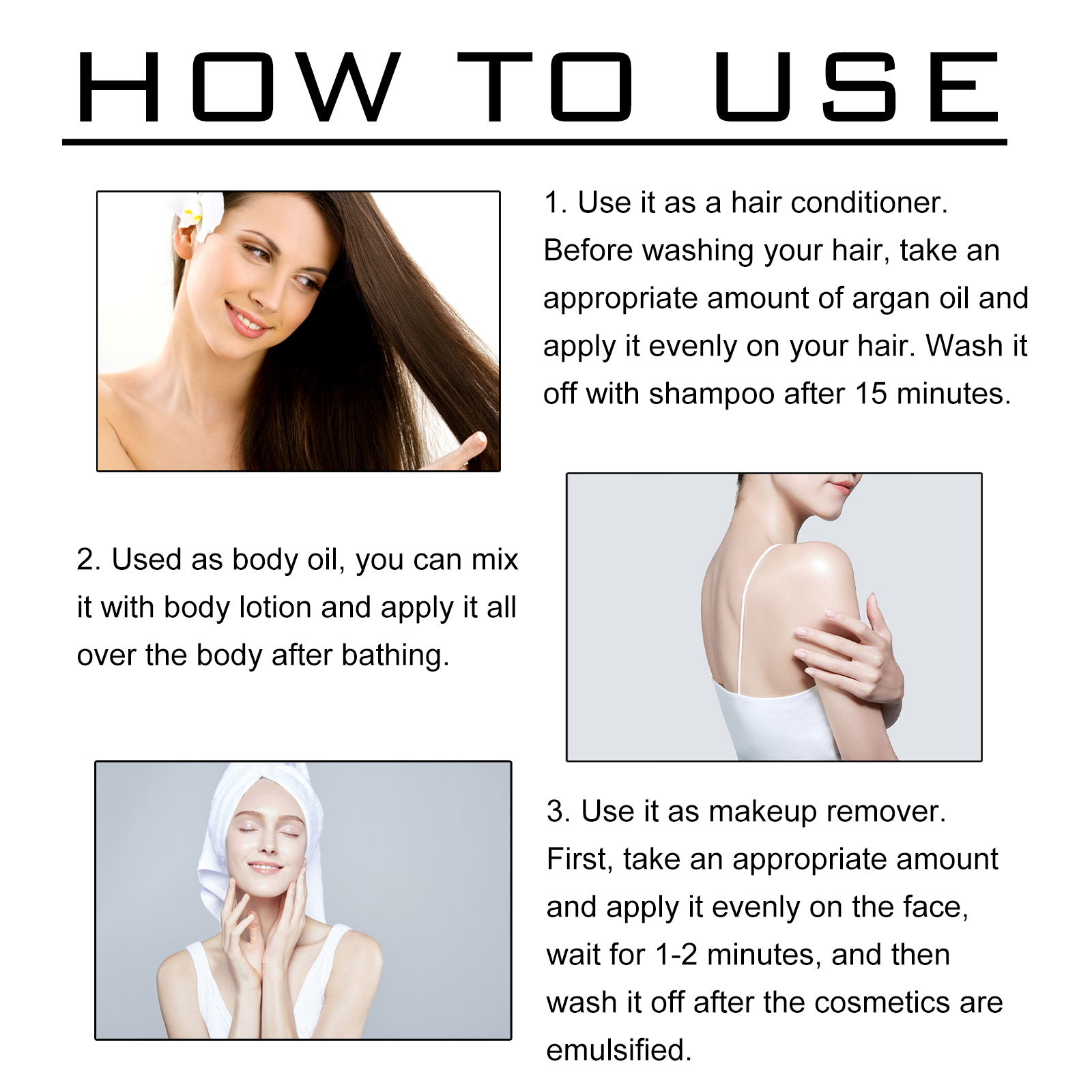 Argan Hair and Body Massage Oil