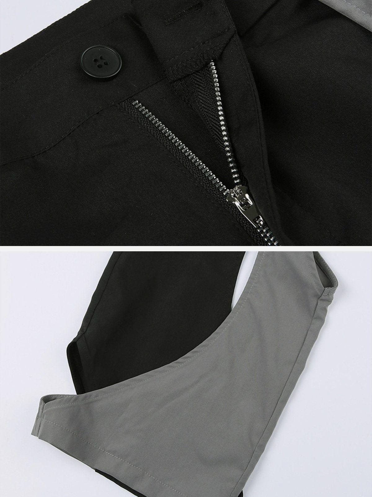 NEV Cut Out Patchwork Pants