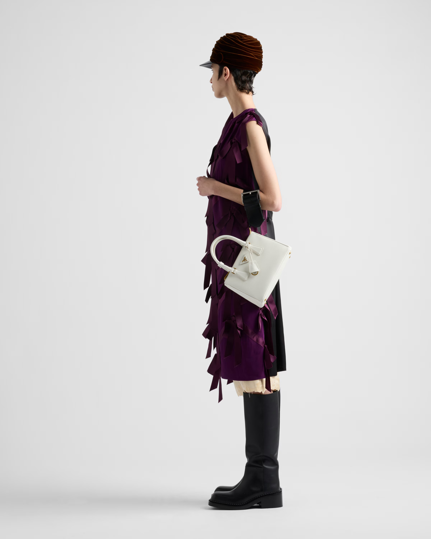 【入手困難】PRADA ガレリア 本革レザー スモール ハンドバッグ Galleria