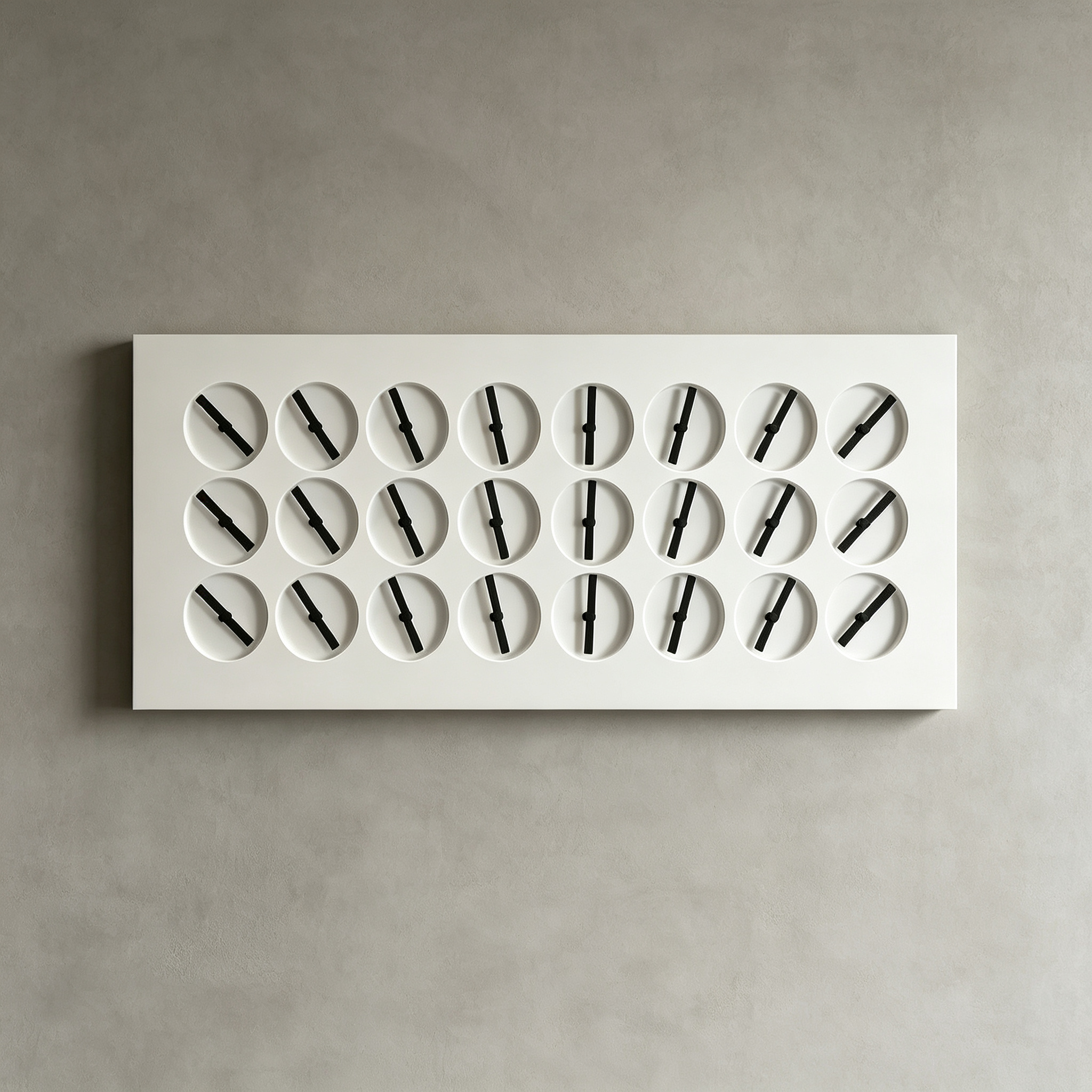 Kinetic Digital Wall Clock – Smart Mechanical Art Display with Dynamic Motion