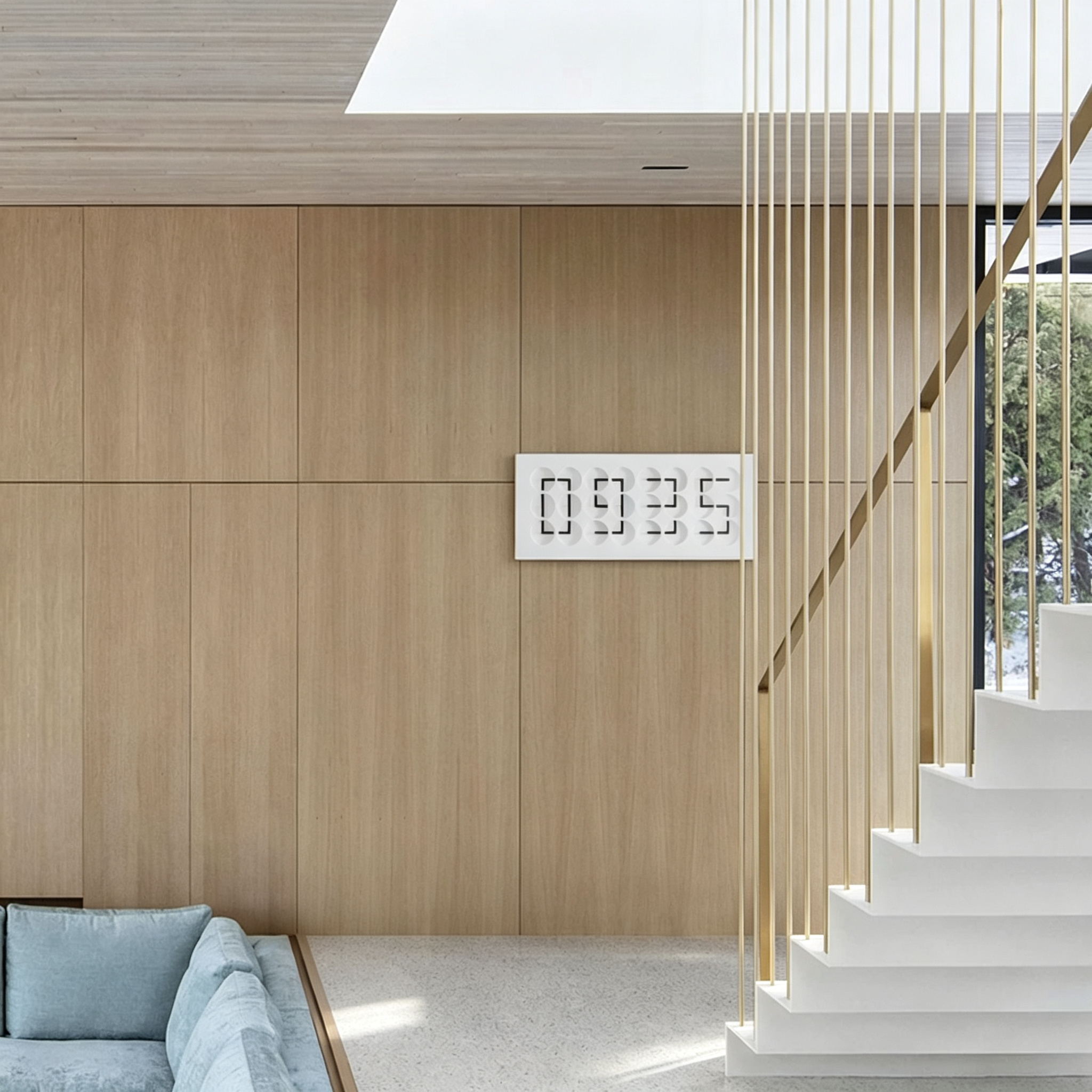 Kinetic Digital Wall Clock – Smart Mechanical Art Display with Dynamic Motion