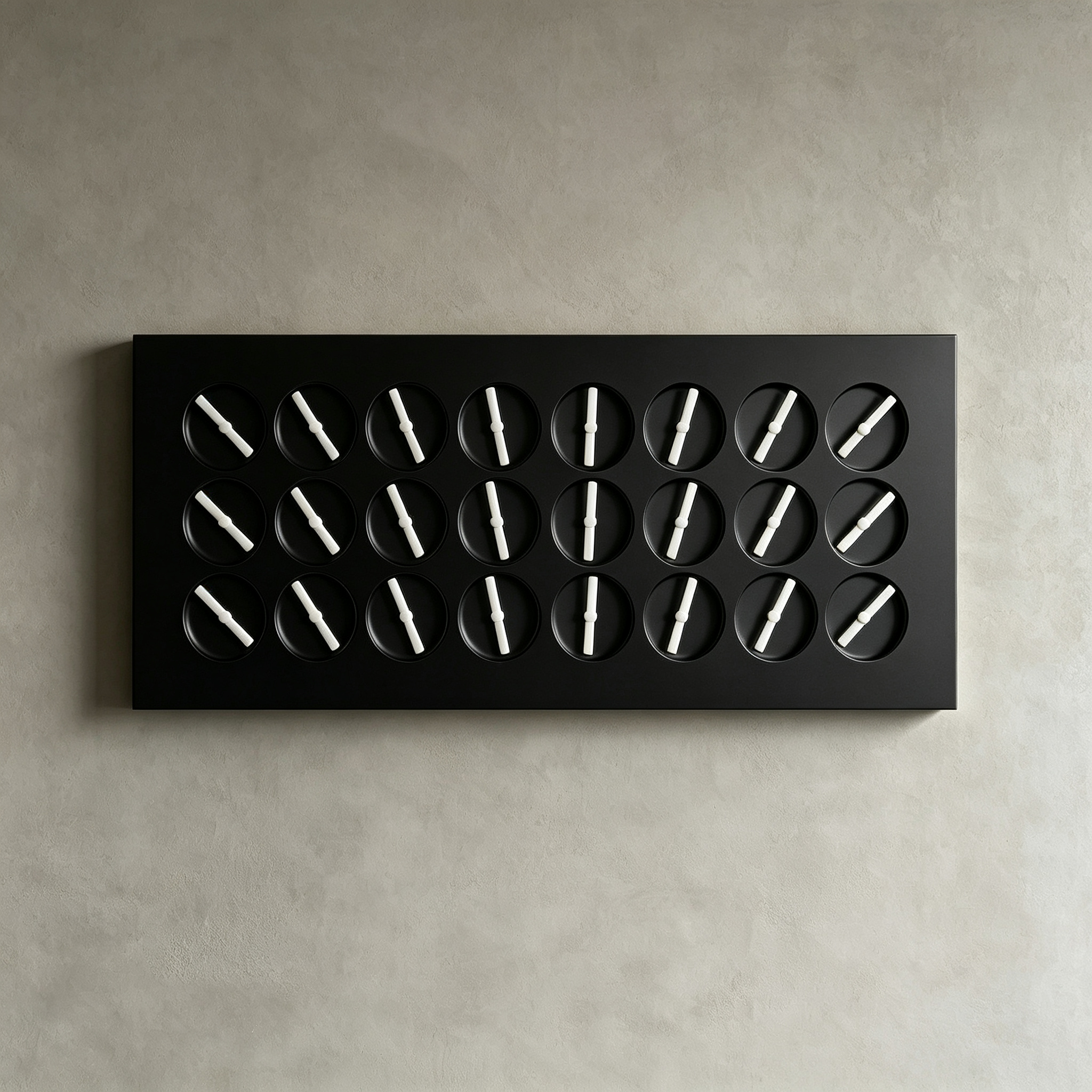 Kinetic Digital Wall Clock – Smart Mechanical Art Display with Dynamic Motion