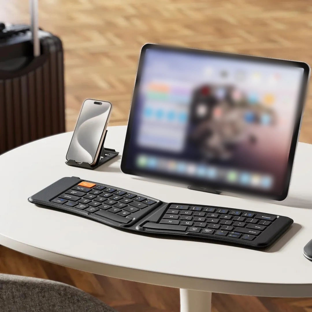 Ergonomic 360° Foldable Bluetooth Keyboard